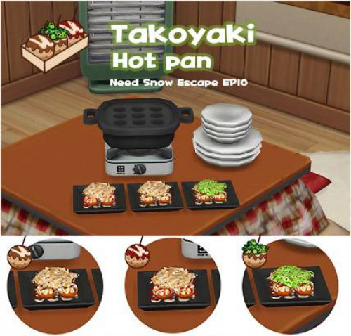 Электрогриль для такояки + такояки — Takoyaki Hot Pan by ONI