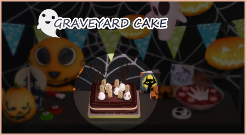 Торт «Кладбище» на Хэллоуин - Graveyard Cake
