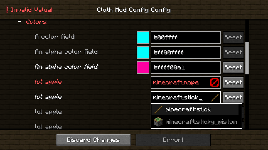 Мод на бинды 1.16 5 forge. Cloth config. Cloth config Mod 1.16.5. Config майнкрафт. Cloth config майнкрафт.