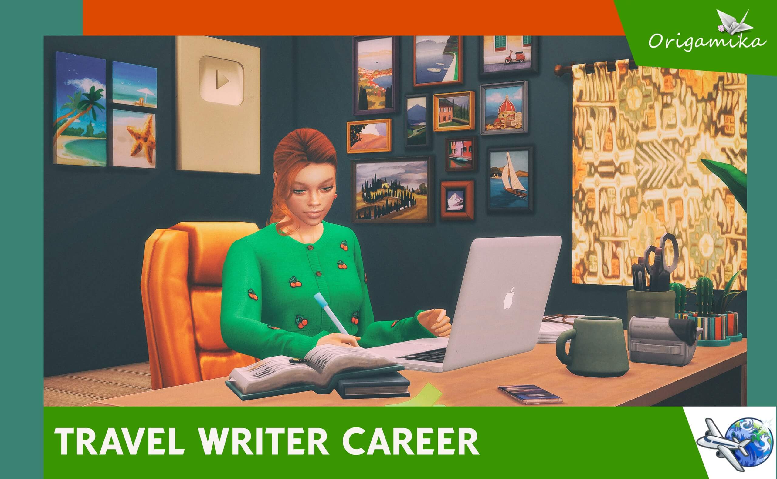 travel writer career sims 4