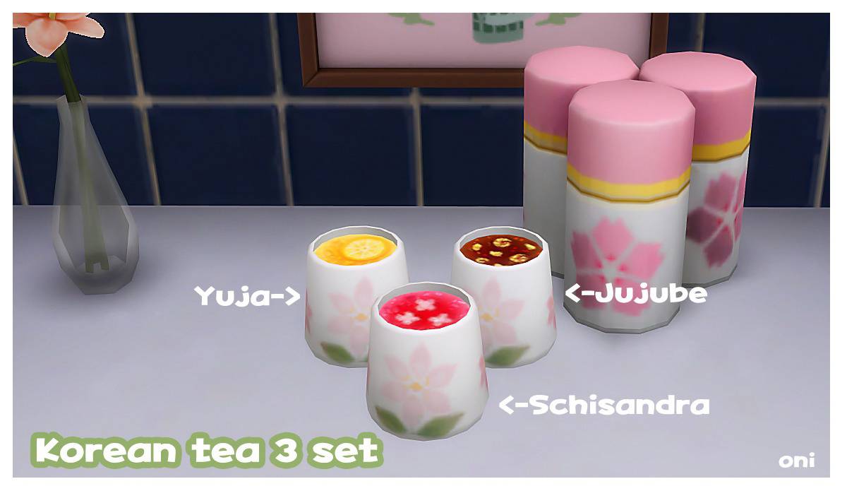 Корейский чай - Korean tea 3 set