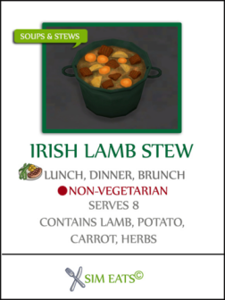 Ирландское рагу из баранины - Irish Lamb Stew (16.03.2020)