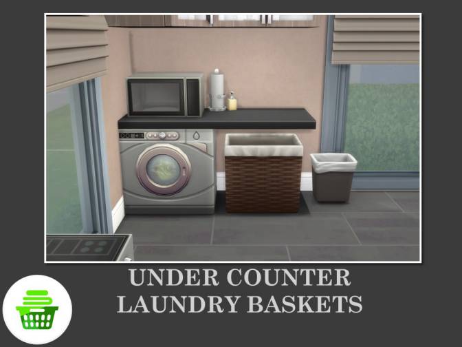 Функциональные корзины для белья под прилавком - Under Counter Laundry Baskets