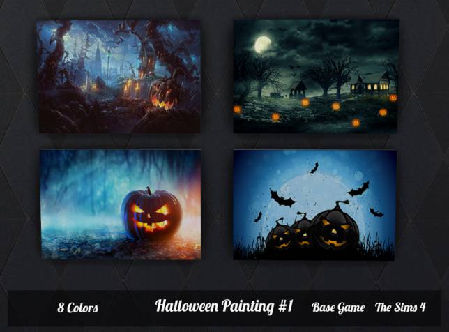 Картины на Хэллоуин - Halloween Painting